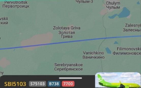 Самолет S7 рейса Новосибирск-Сочи кружит над полем из-за раз…